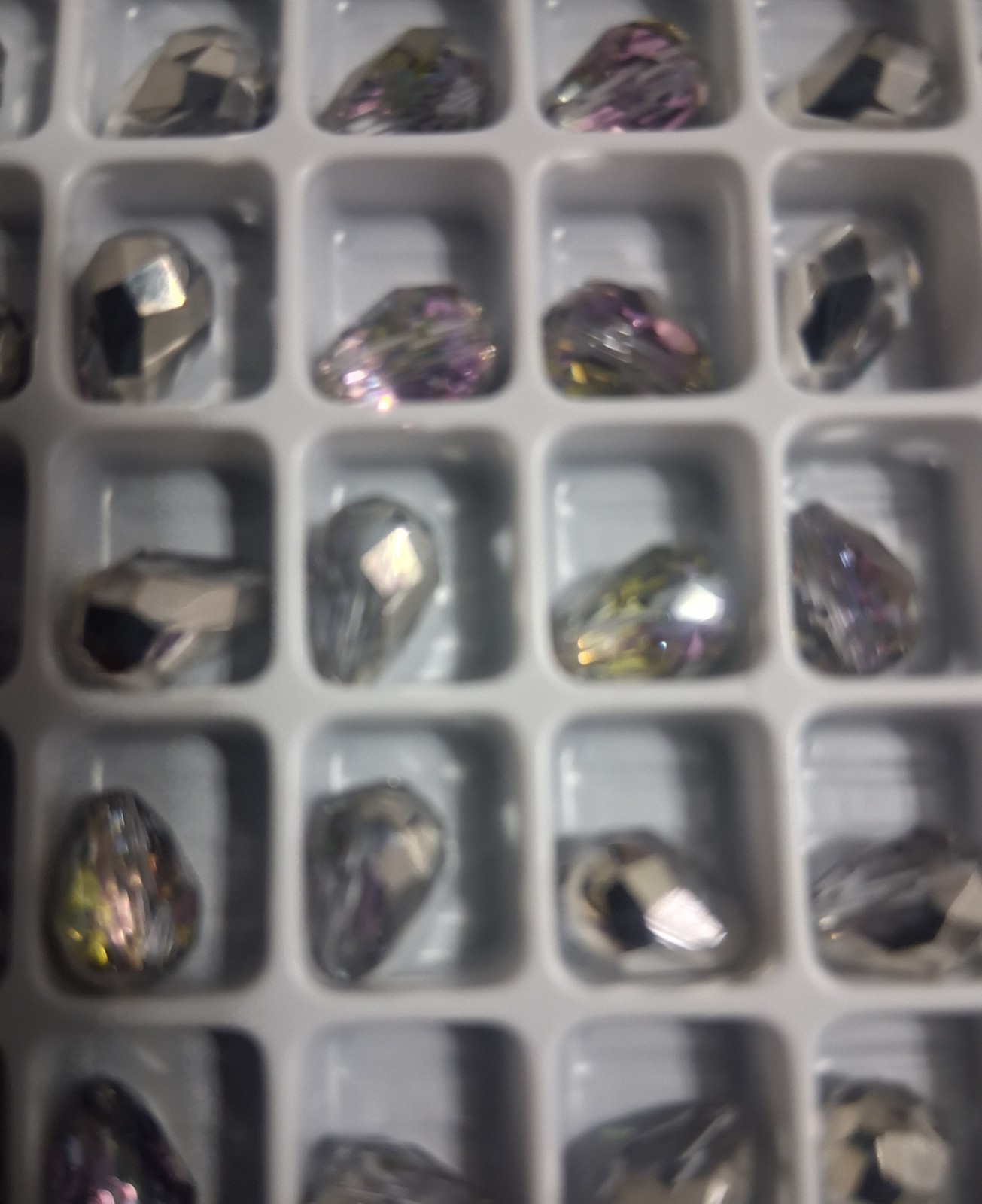 126 Crystal Vitrail Light Preciosa MC Pear Beads, tear drop shape 9×6 mm