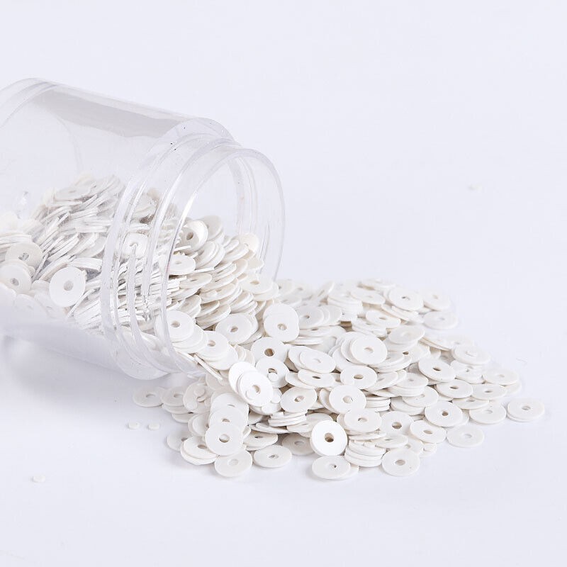 80000pcs 20 Colors Flat Round Sequins Clothing Decoration DIY Sewing Craft 2-6mm