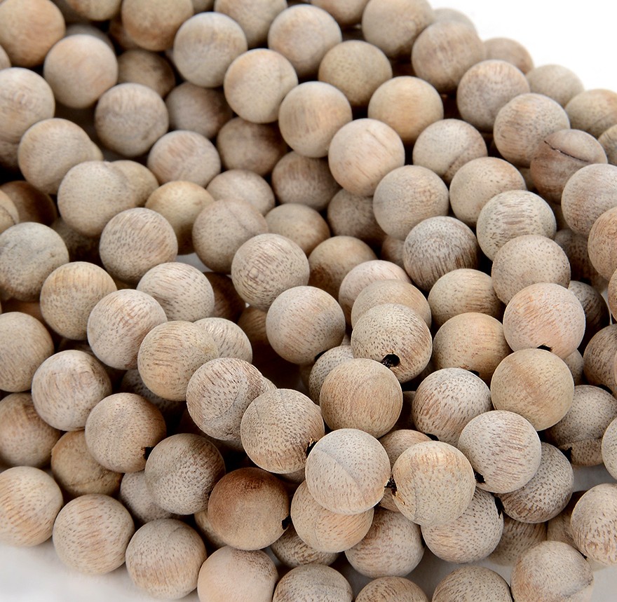 Matte Aromatic Sandalwood Mala Beads Round 6MM 8MM 10MM 12MM 16inch(4-W0)