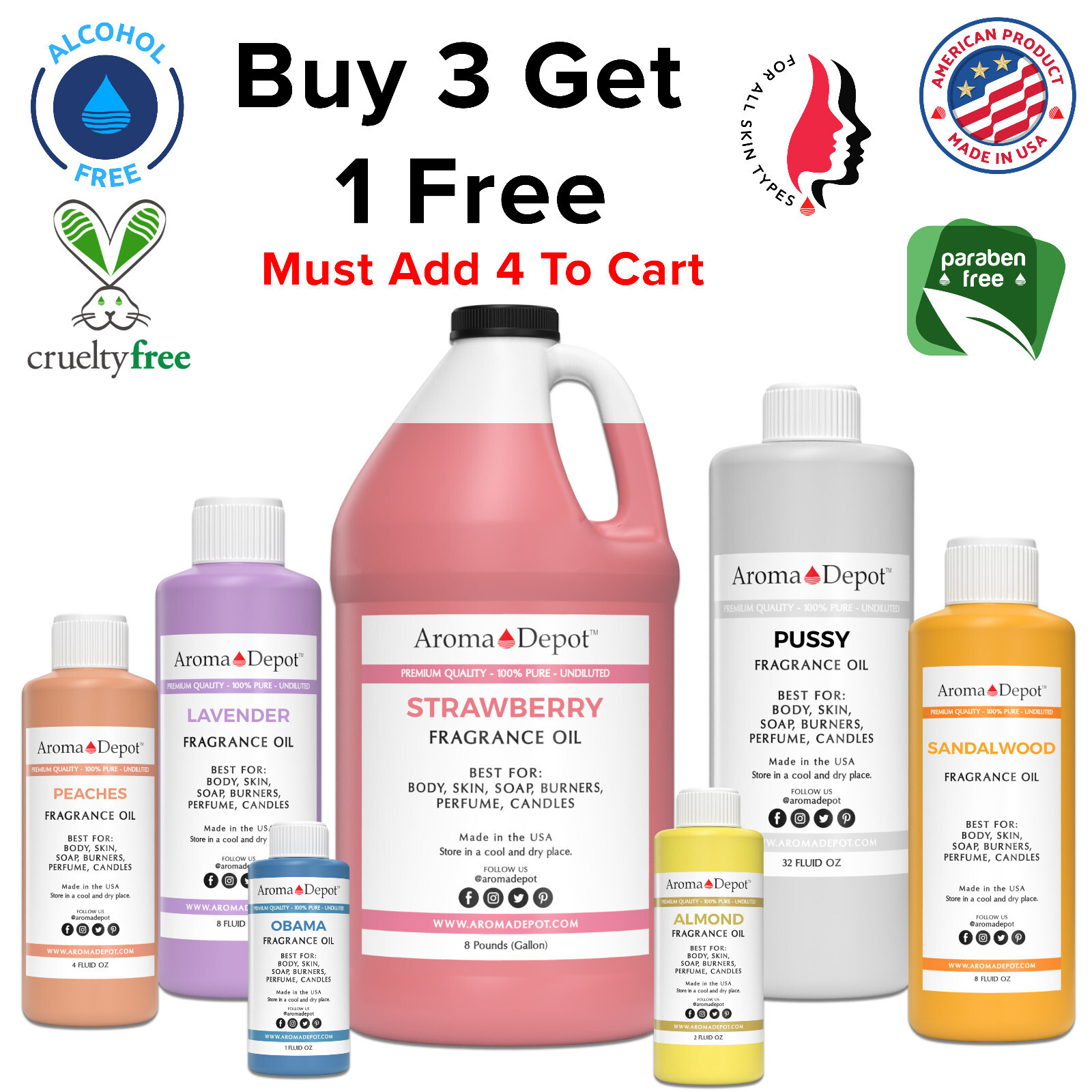 Body Oil Fragrance Candle Soap Bath Bomb Incense Making Kits Scents Alcohol Free