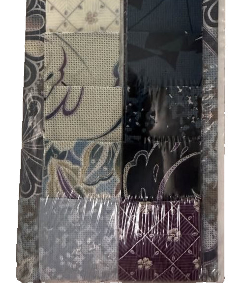 Jordan Fabrics Log Cabin Table Runner Kits, baby quilt, shades of Blue/Purple