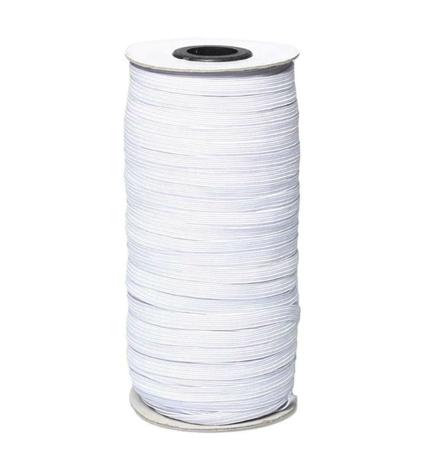 Flat Braided Elastic Band 1/8″ – 1/4″ ( 3mm – 6mm ) Width DIY, 5 to 1,000 Yards
