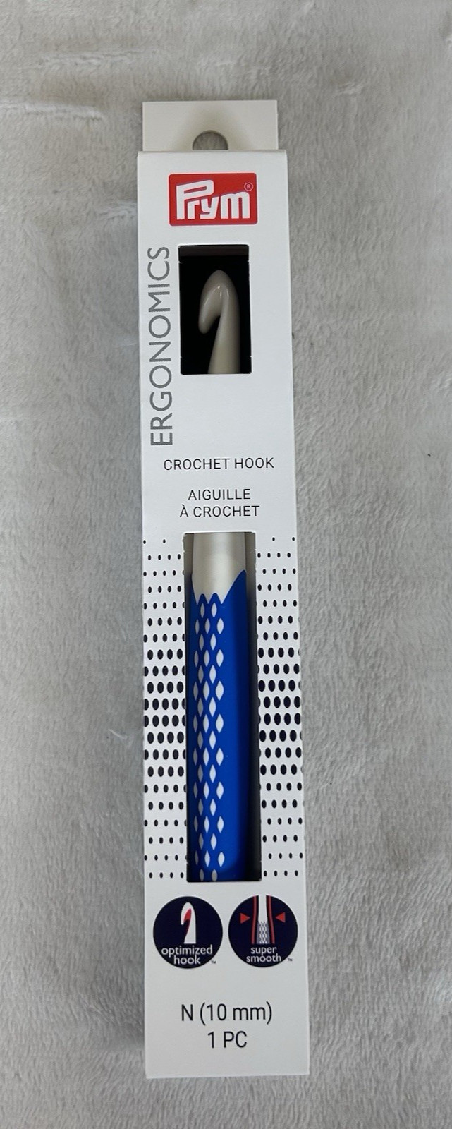 NEW Prym Ergonomics Crochet Hook Set, Lot 5: E, G, J, 7mm, N Benefits Charity