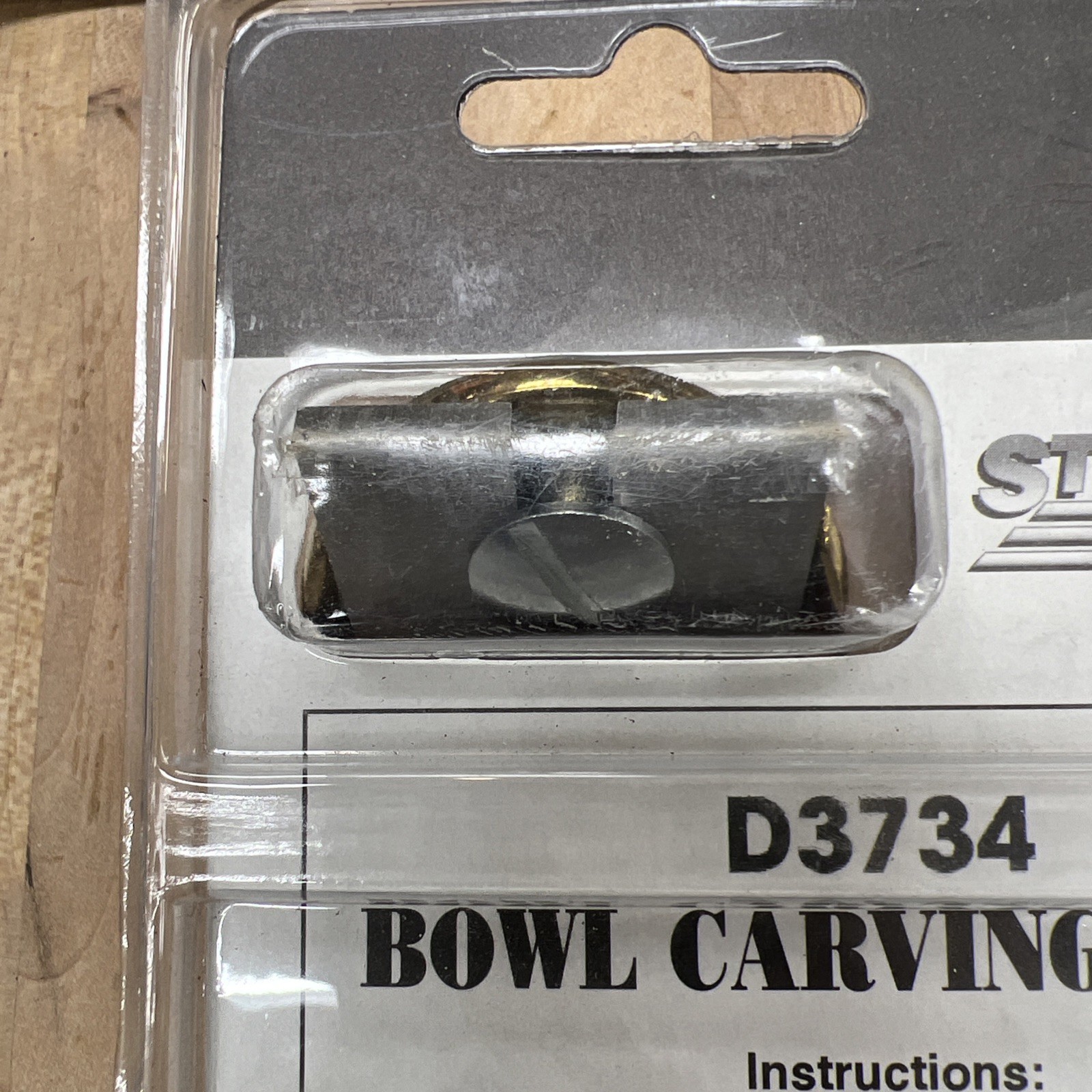 ￼ SteeleX, Bowl Carving Tool, D3734, New Old Stock With 2 Extra New Blades