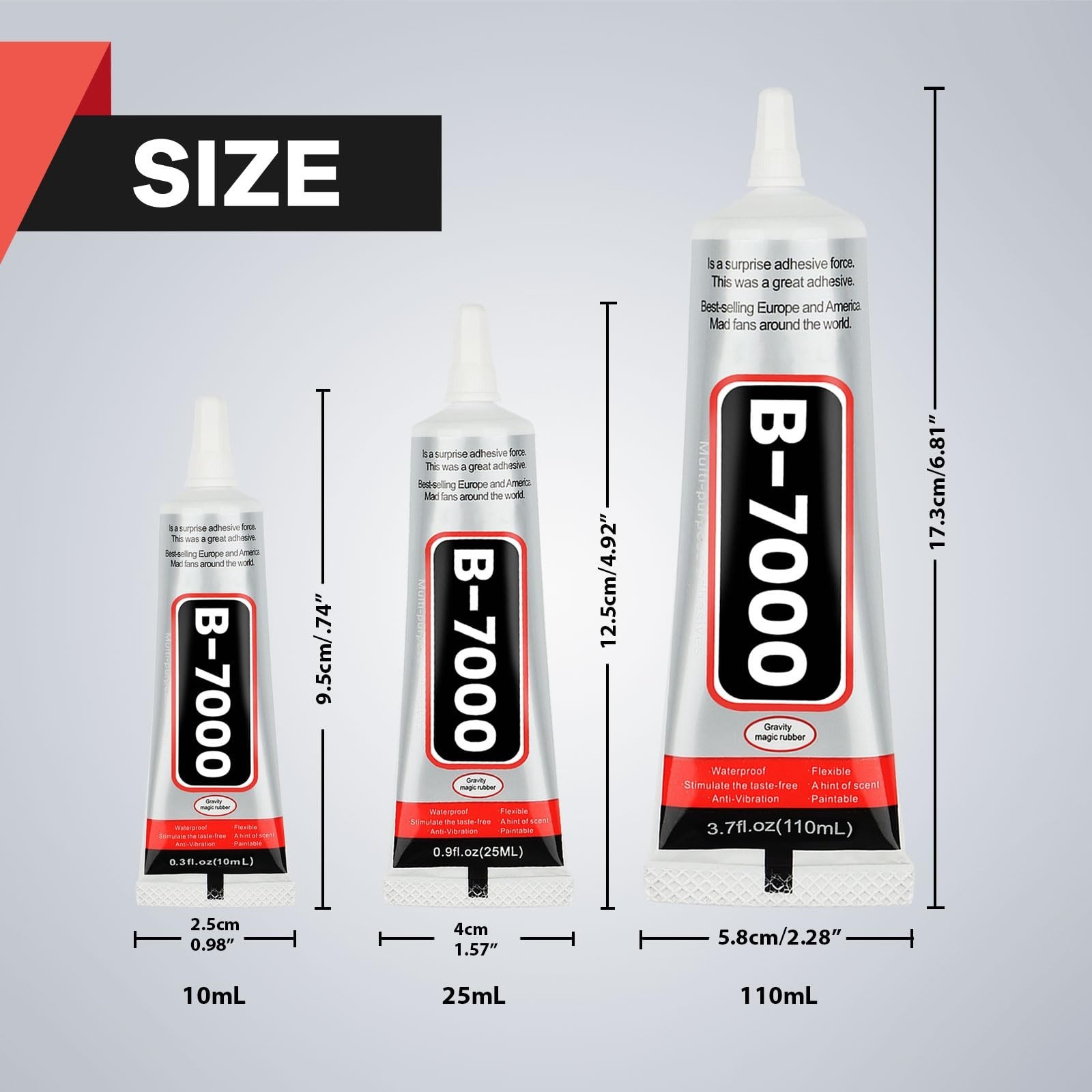 Jewelry Glue for Metal and Stone: 2PCS 10ML 0.3fl.oz Bead Adhesive for Making…