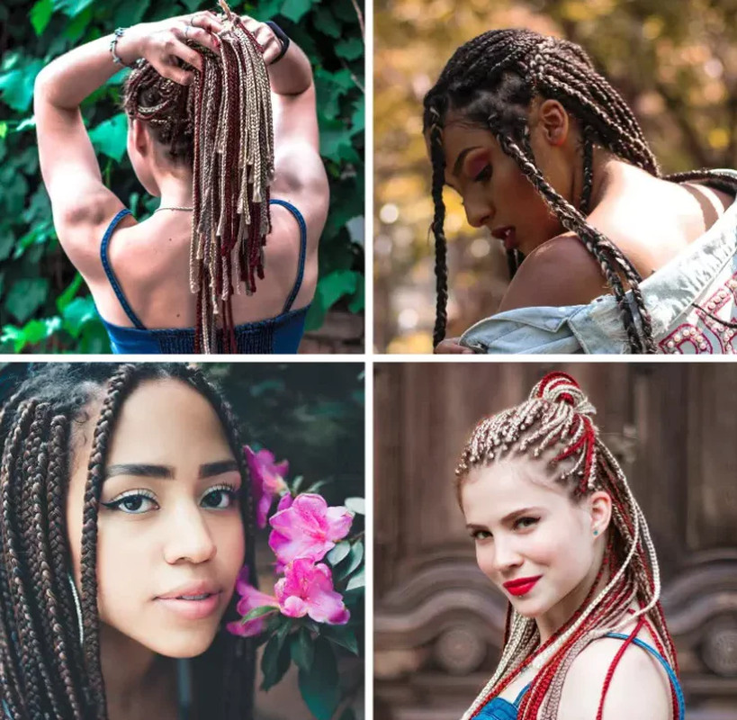 5Pcs Dreadlock Crochet Needle Hook Bamboo Handle Dread Knit Hair Braiding Tool S