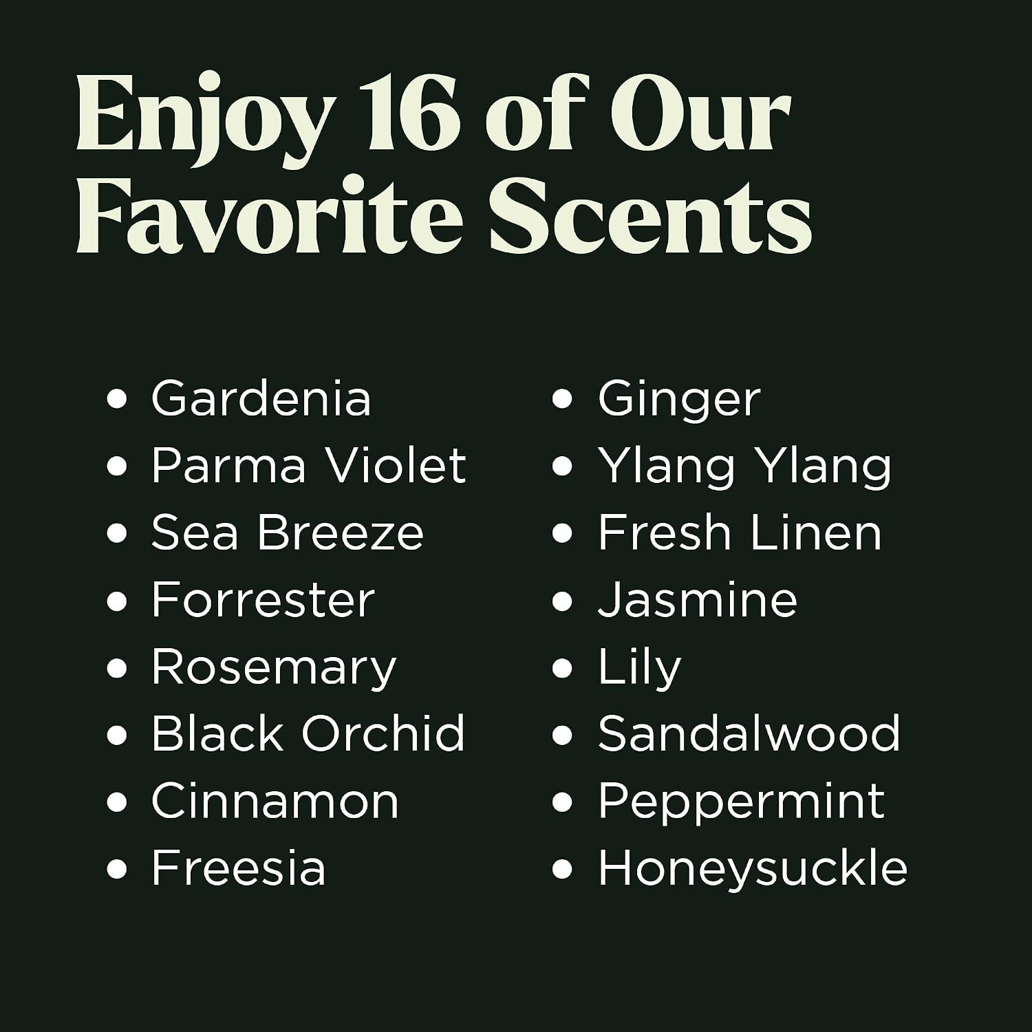 Fragrance Oil Collection – 16 Piece Gift Set for Diffusers, DIY Candle Makin…