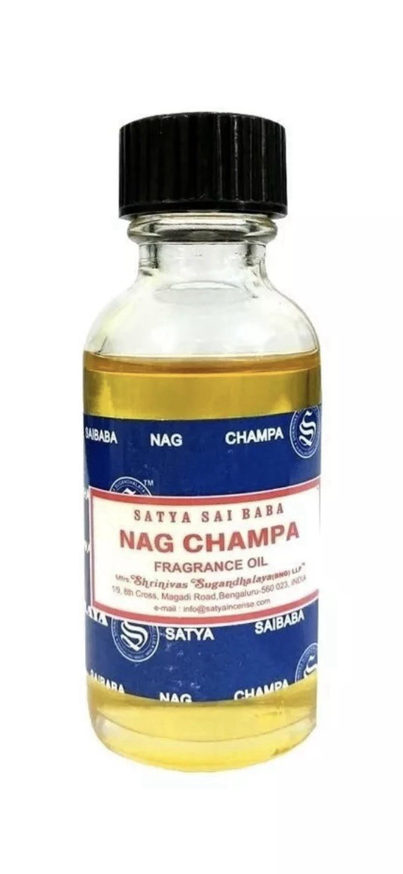 Satya Nag Champa Fragrance Oil Therapeutic Aromatherapy 30 ML Made in India