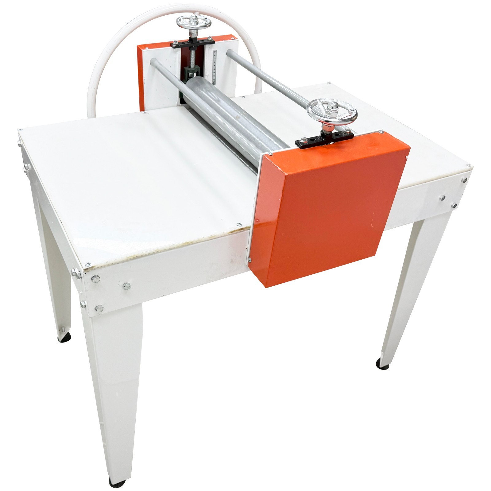 Ceramic Clay Slab Roller Dual – Axis 58cm Stainless Steel Large Handwheel Scale