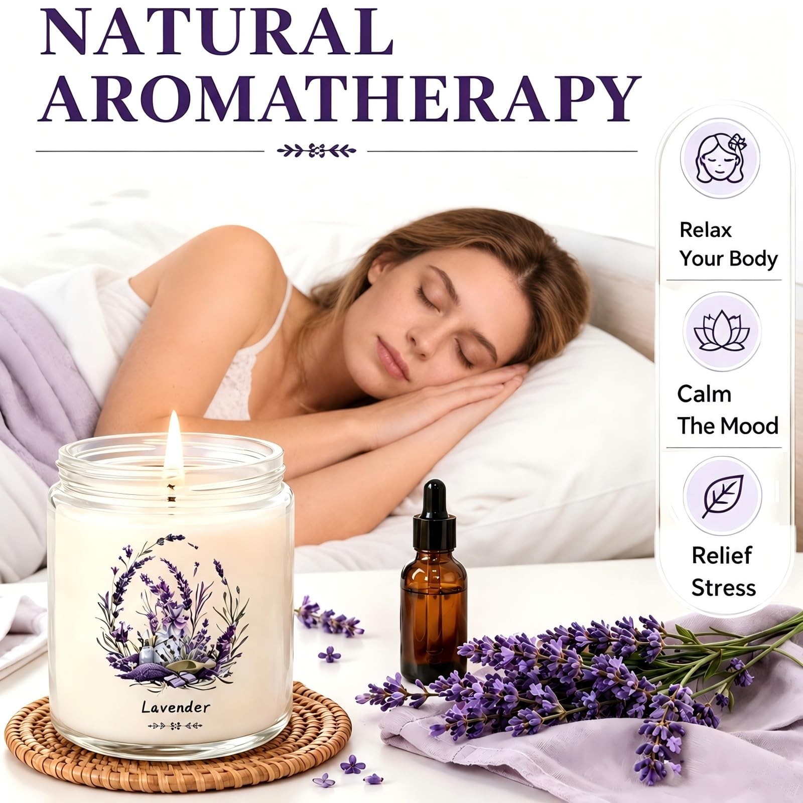 Scented Candles Gift Set for Home – 6 Pack 7oz Soy Candles Non Toxic | 300h L…