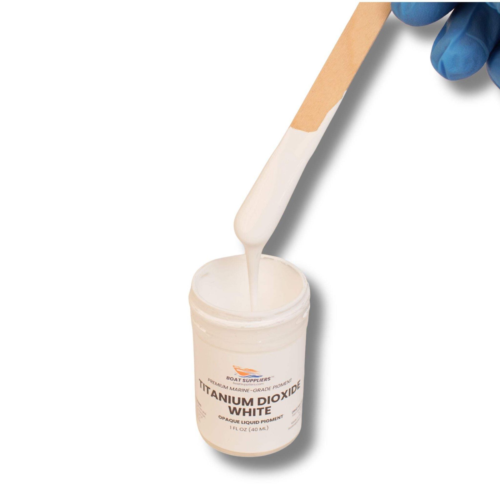 White Epoxy Resin Pigment – Opaque Liquid Colorant for Resin Art & Gelcoat 1oz