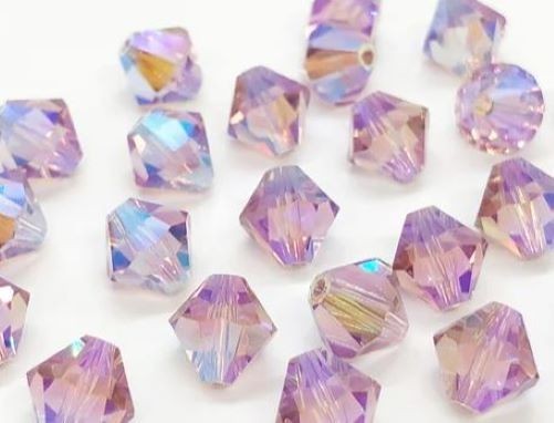 Swarovski 4mm Crystal Bicone 5301/5328 Beads – Select Color/Q’ty