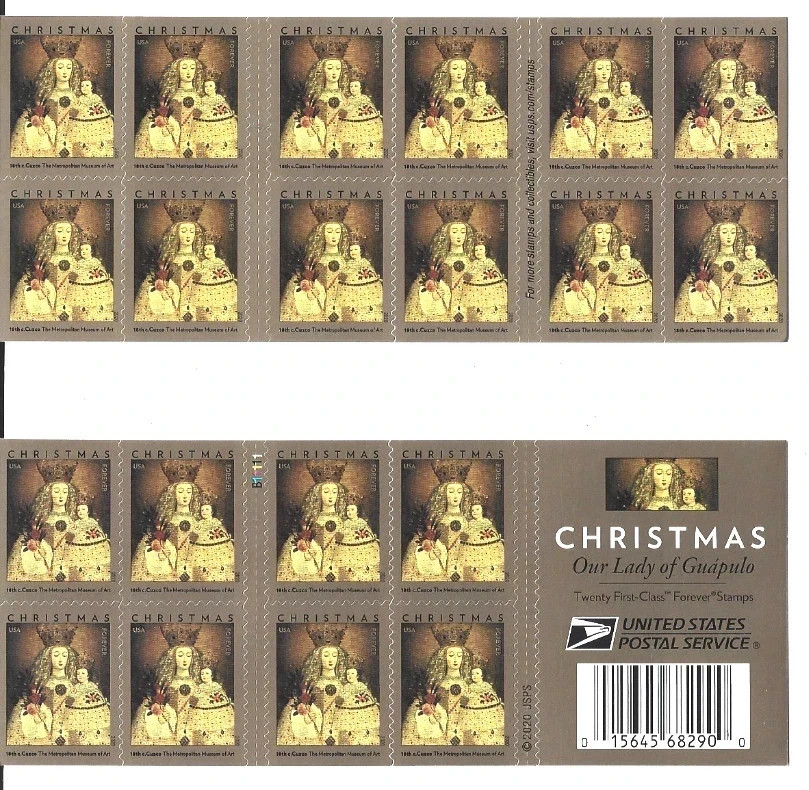 Assorted Christmas designs – 20 per sheet