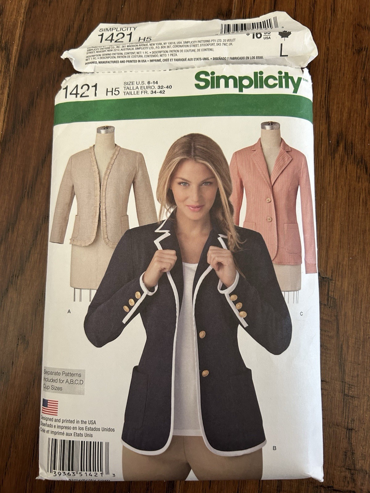 Womens Sewing Patterns Jackets &Coats, Cut, All Sizes, Lot Of 5