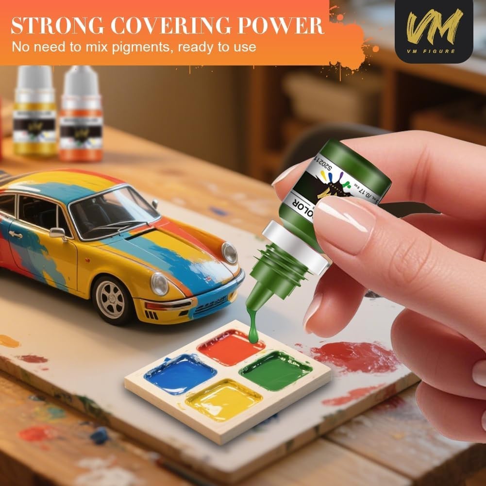 VM Eco-Friendly Pigments Miniature Paint Set Speed paints Skin Tones Color Hi…