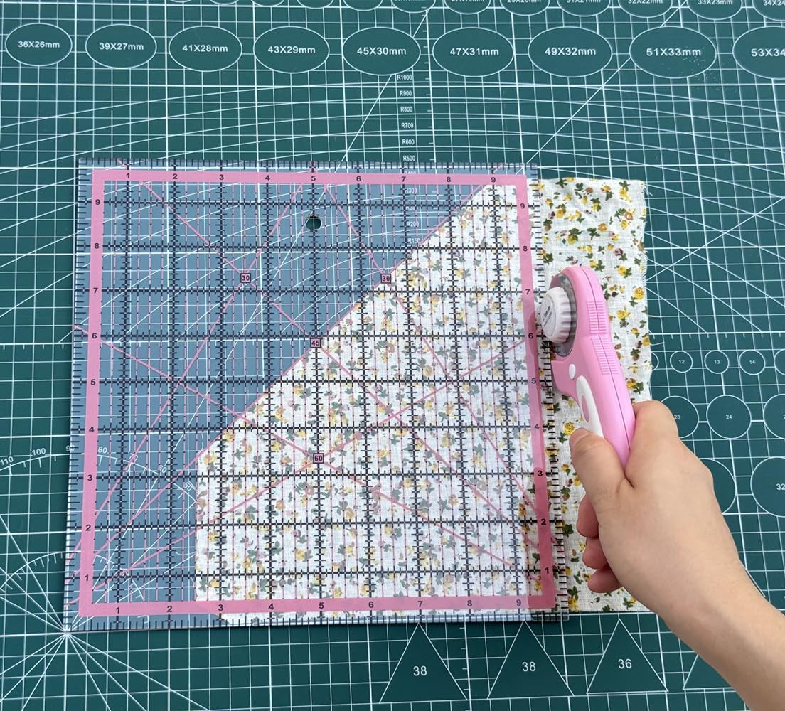 Quilting Rulers(2.5″,3.5″, 5″, 6″, 8″),5 Square Ruler Quilting Templates,Acrylic