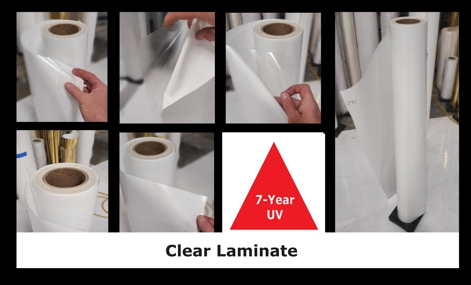 2.4mil Gloss & Matte UV Laminate Vehicle Wrap Self-Adhesive Vinyl (7-Year)