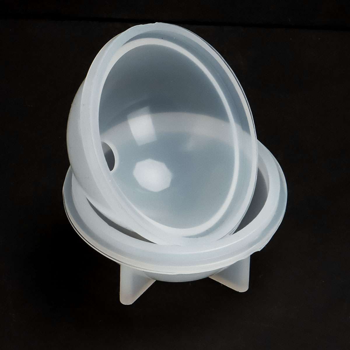 5Pcs Silicone Ball Mould Sphere Mold Balls Epoxy Resin Casting DIY Making Craft