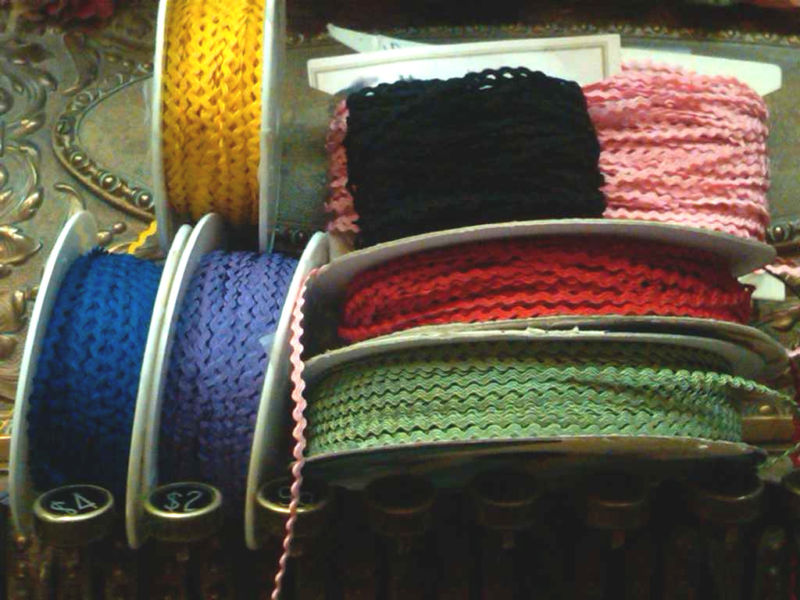 mini 1/8″ ricrac trim ric rac 3yds made in France assorted