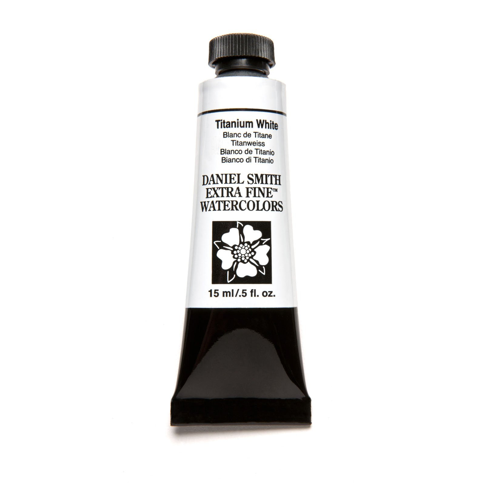 Daniel Smith Titanium White Watercolor 0.5 Fl Oz Artist Paint for Highlights