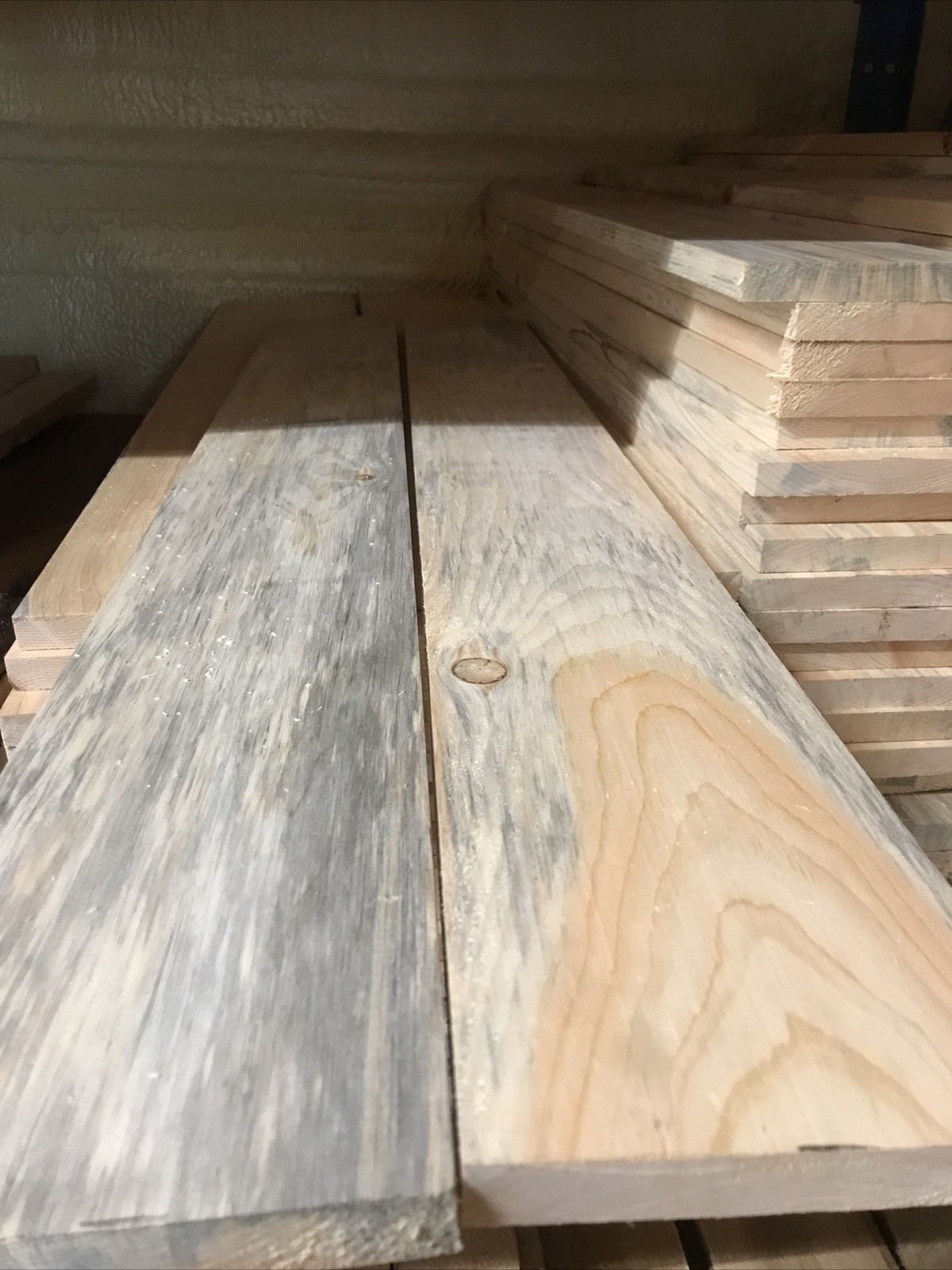 Blue Stain Pine Lumber 10 Bdft Kiln Dried S4S 3/4” Thick 6” Min Width 48” Length