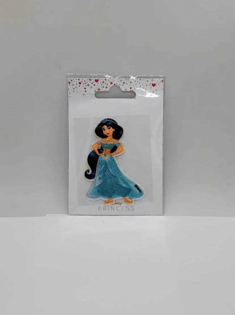 Disney Princess Iron on Patch Aladdin Princess Jasmine w/Turquoise Bandeau New