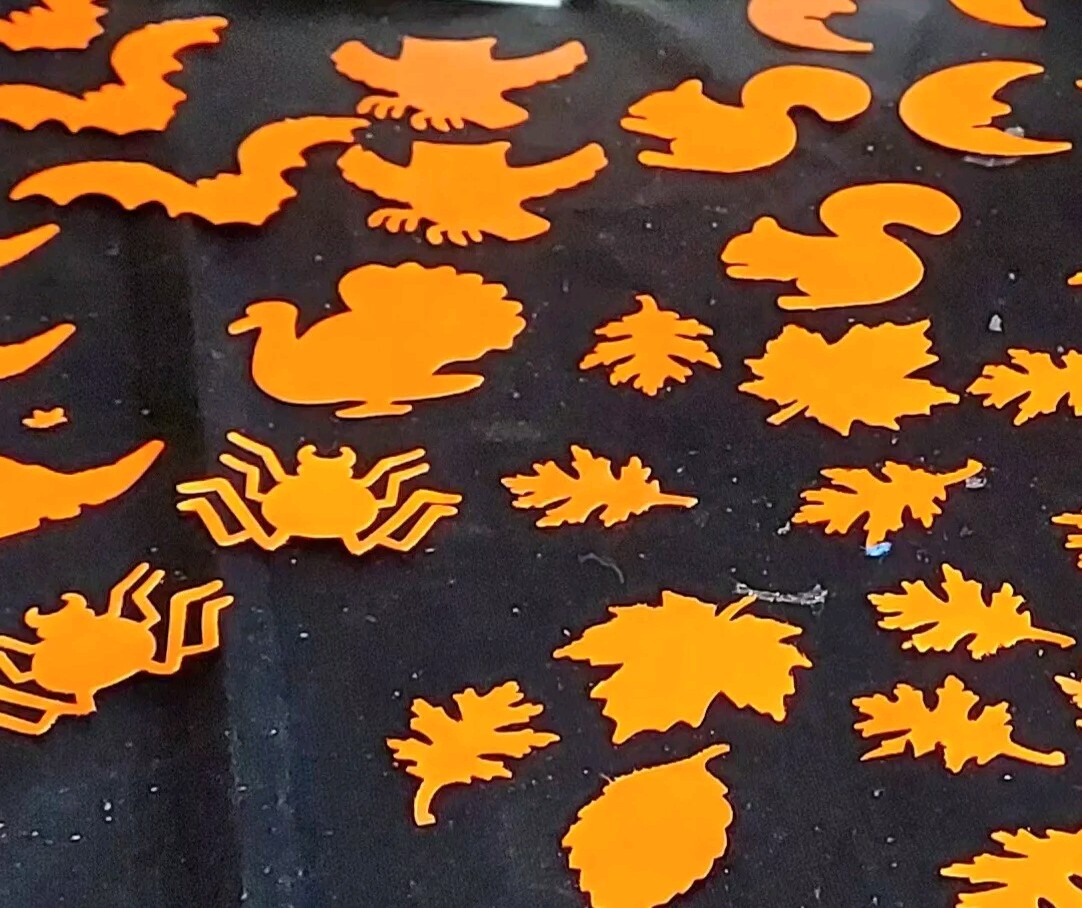 48 PAPER PUNCHED DIE CUT IMAGES FROM 110 CHOICES SEE DETAILS IN DESCRIPTION