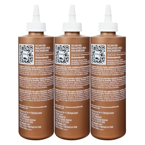 Aleene’s 3 Pack, 8 oz Tacky Glue, 8 FL OZ, Original Version 3 Count