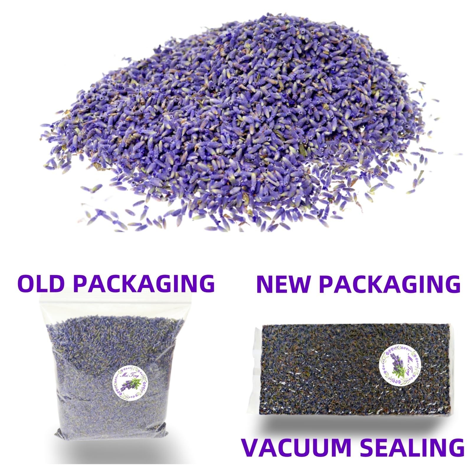 Dried Lavender Flowers 7oz (200g), Aromatic Lavender Buds for Bath Soaks DIY …