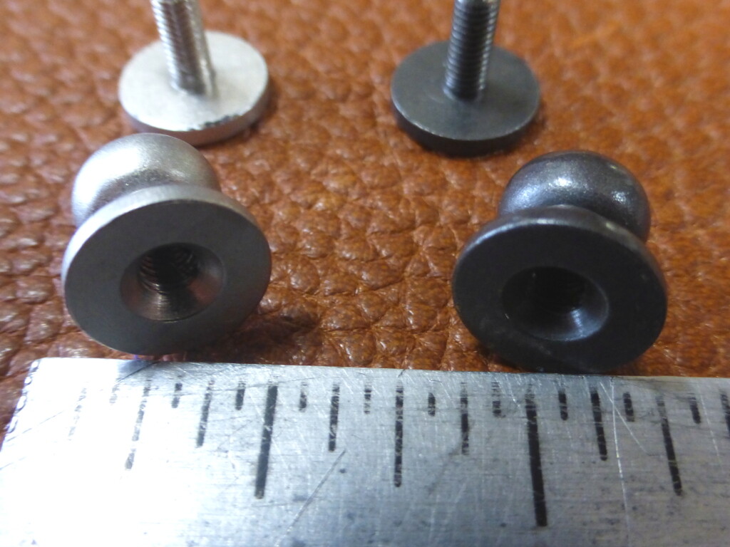 Sam Browne Button Stud & Screw Solid Brass 10mm 10 pack BEST PRICE ON EBAY!!