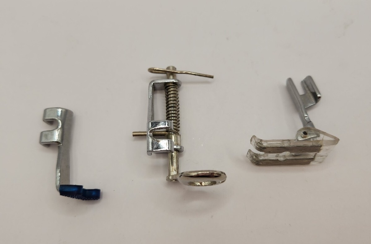 Bundle of 8 Sewing Machine Foot Parts–None Marked