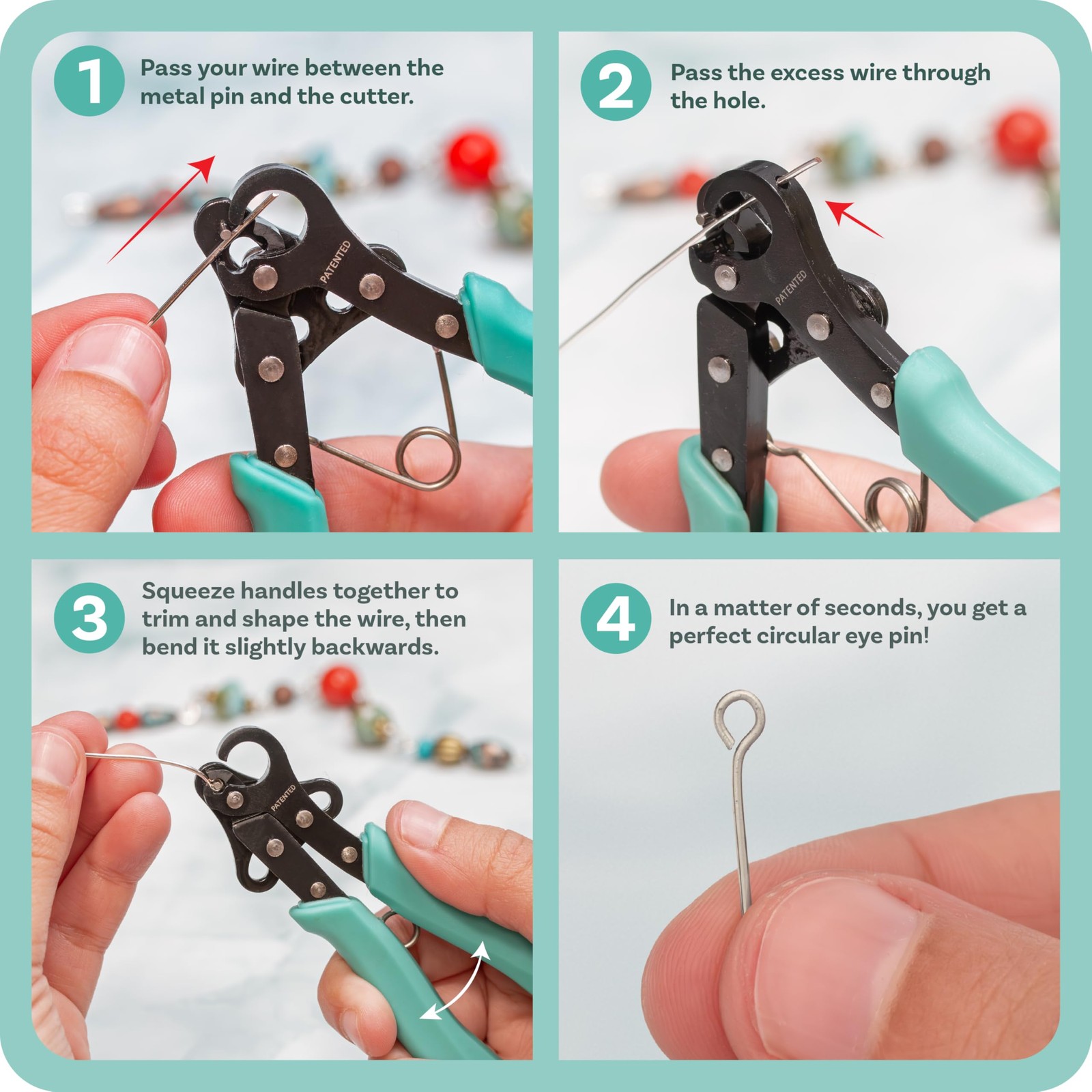 Vintaj One Step Looper – Create and Trim Consistent 1.5 mm Loops for Jewelry …