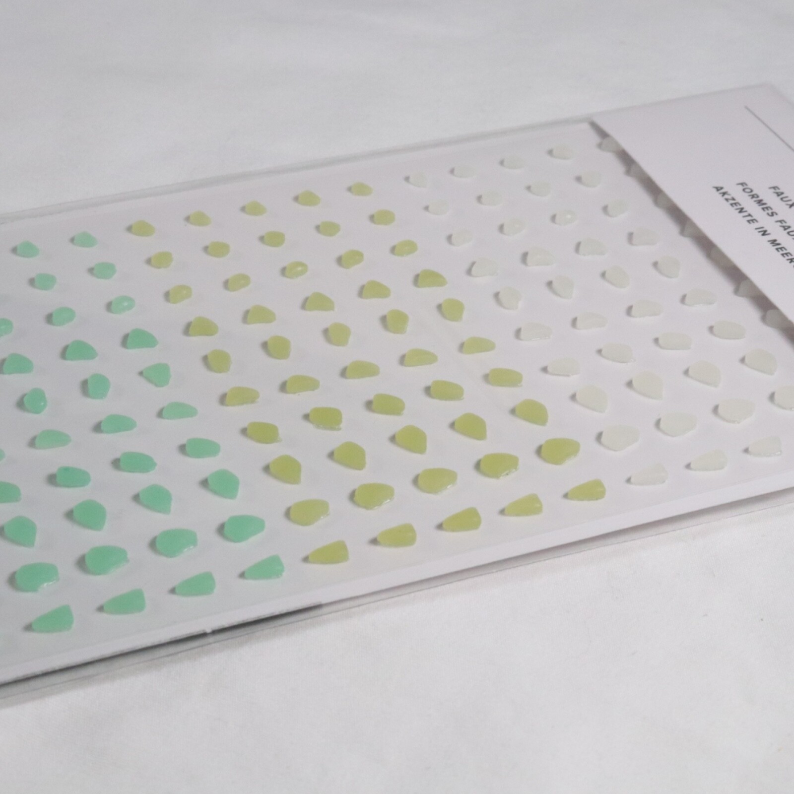 Stampin Up Faux Sea Glass Shapes Embellishments 158139 – 150 pcs