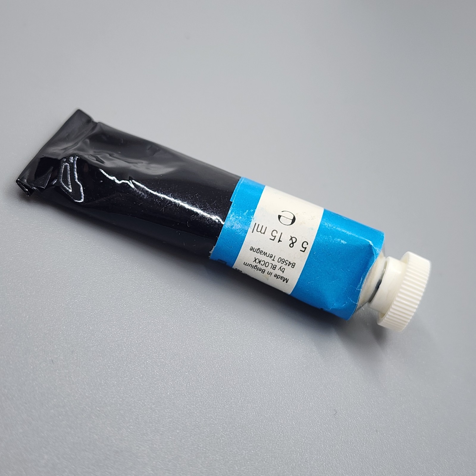 Vintage BLOCKX Watercolor 15ml Tube – Genuine MANGANESE BLUE PB33 Extinct Rare
