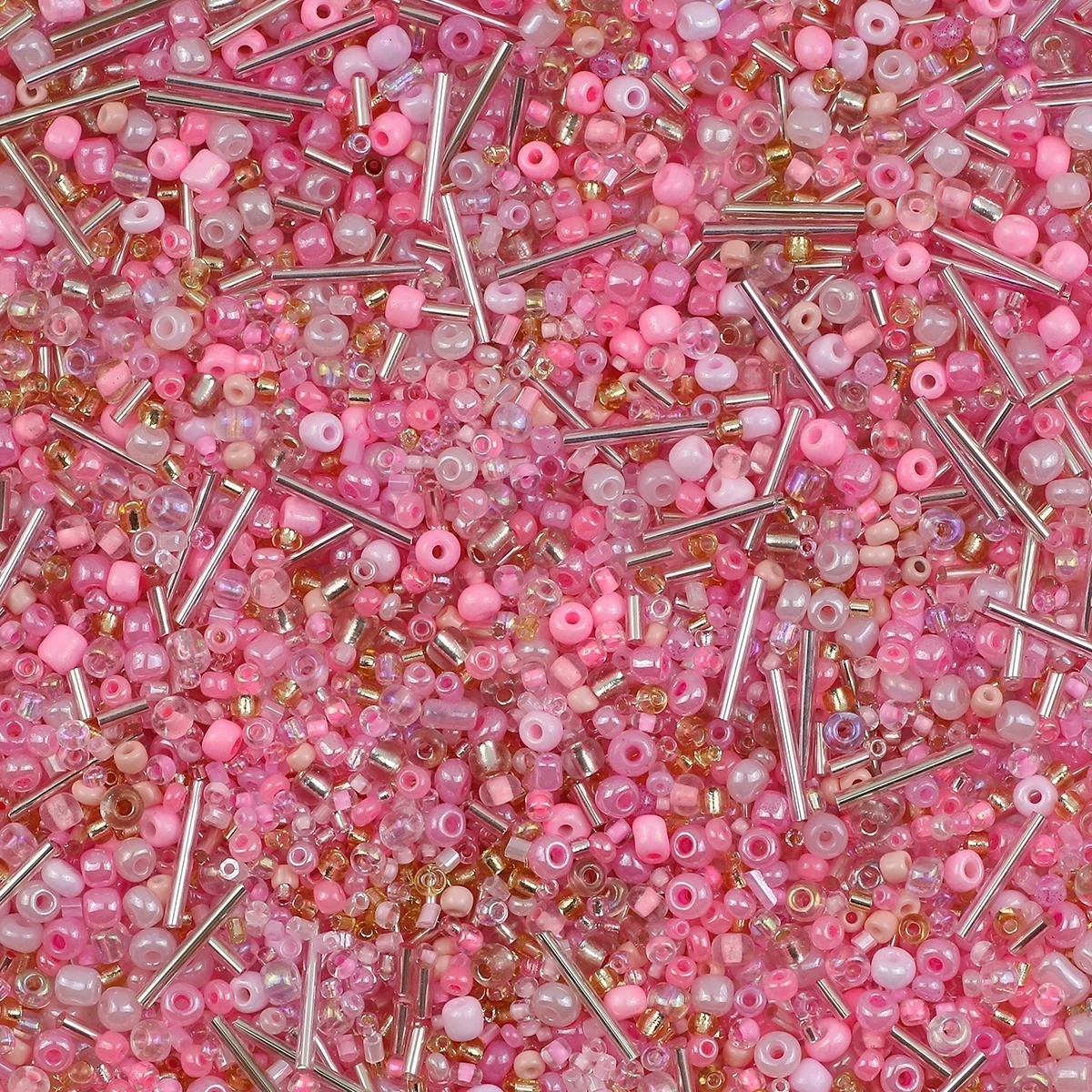 1000PCS Glass Seed Beads Mix Bulk Spacer Beads DIY Jewelry Making