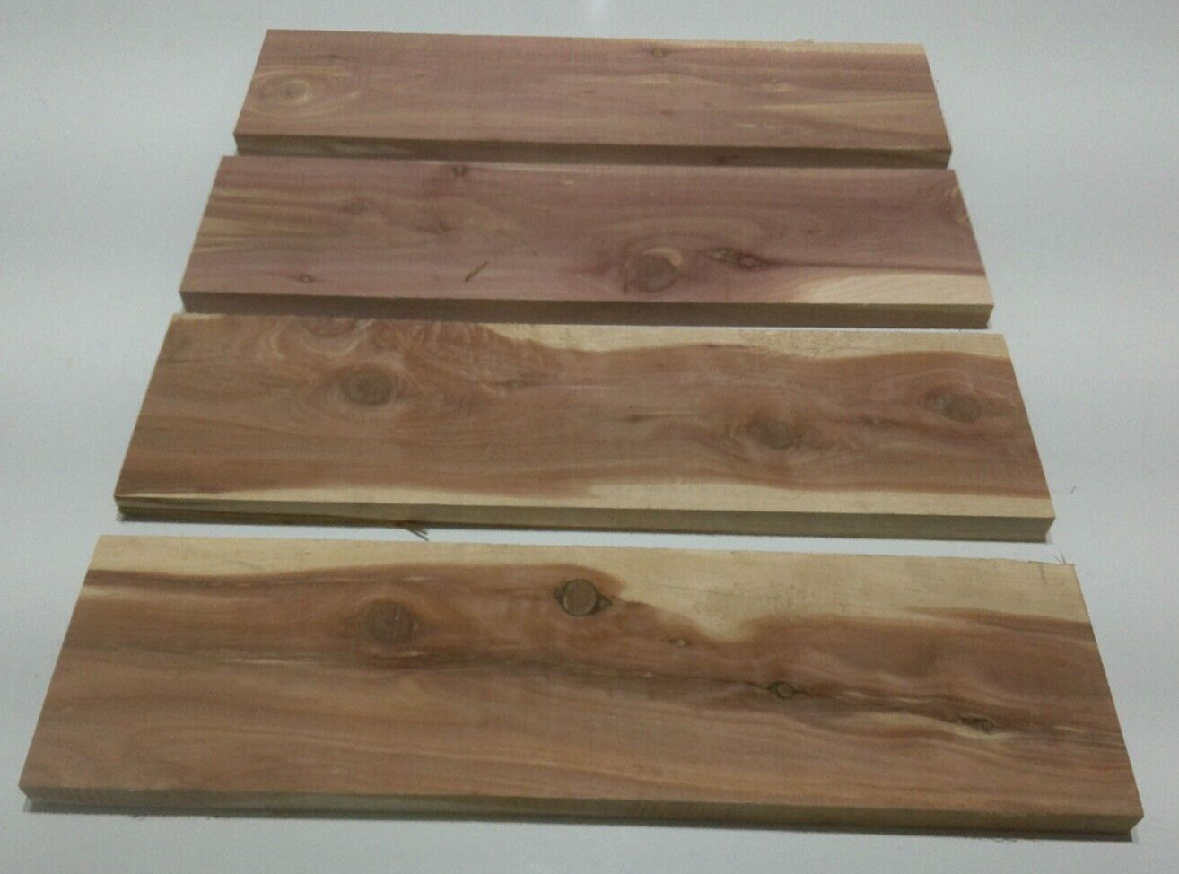 1 AROMATIC RED/WHITE CEDAR 1″ x 6″ x 24″ Lumber Decorative Board MILLED KILN DRY