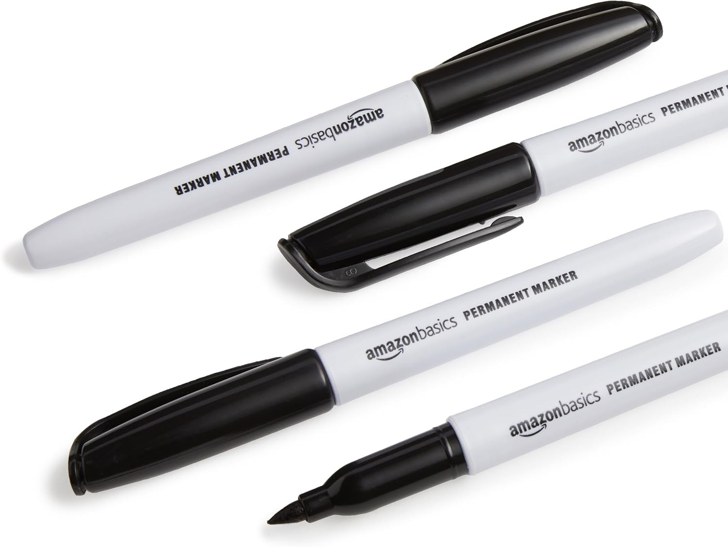 Waterproof Fine Tip Permanent Markers – 24 Pack for All Surfaces and Projects