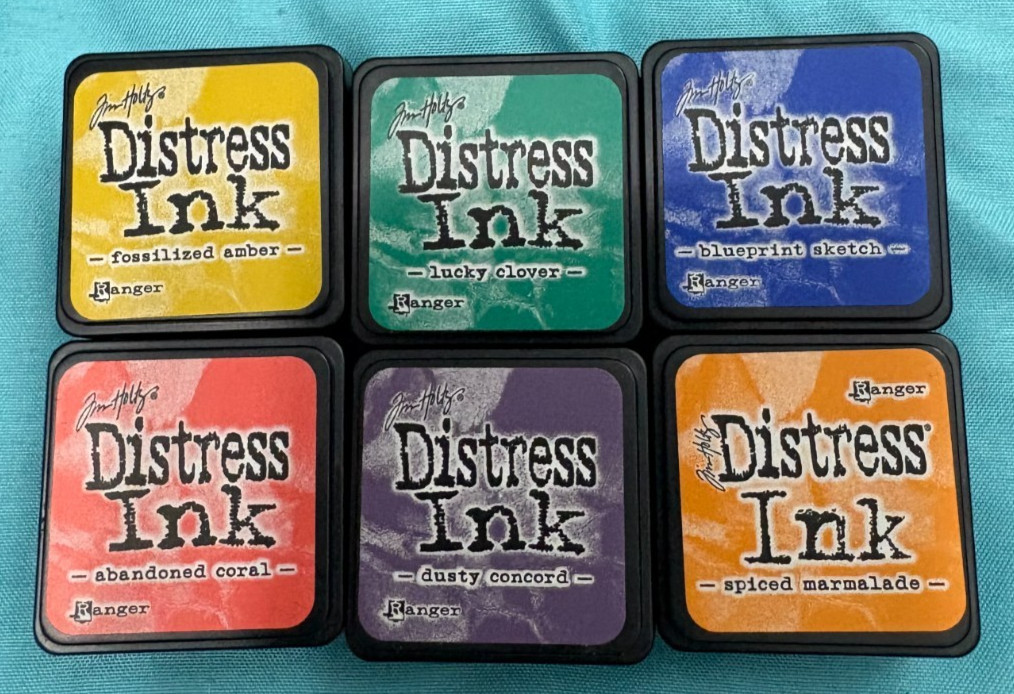 Tim Holtz Mini Distress Ink Pads lot (see description for details)