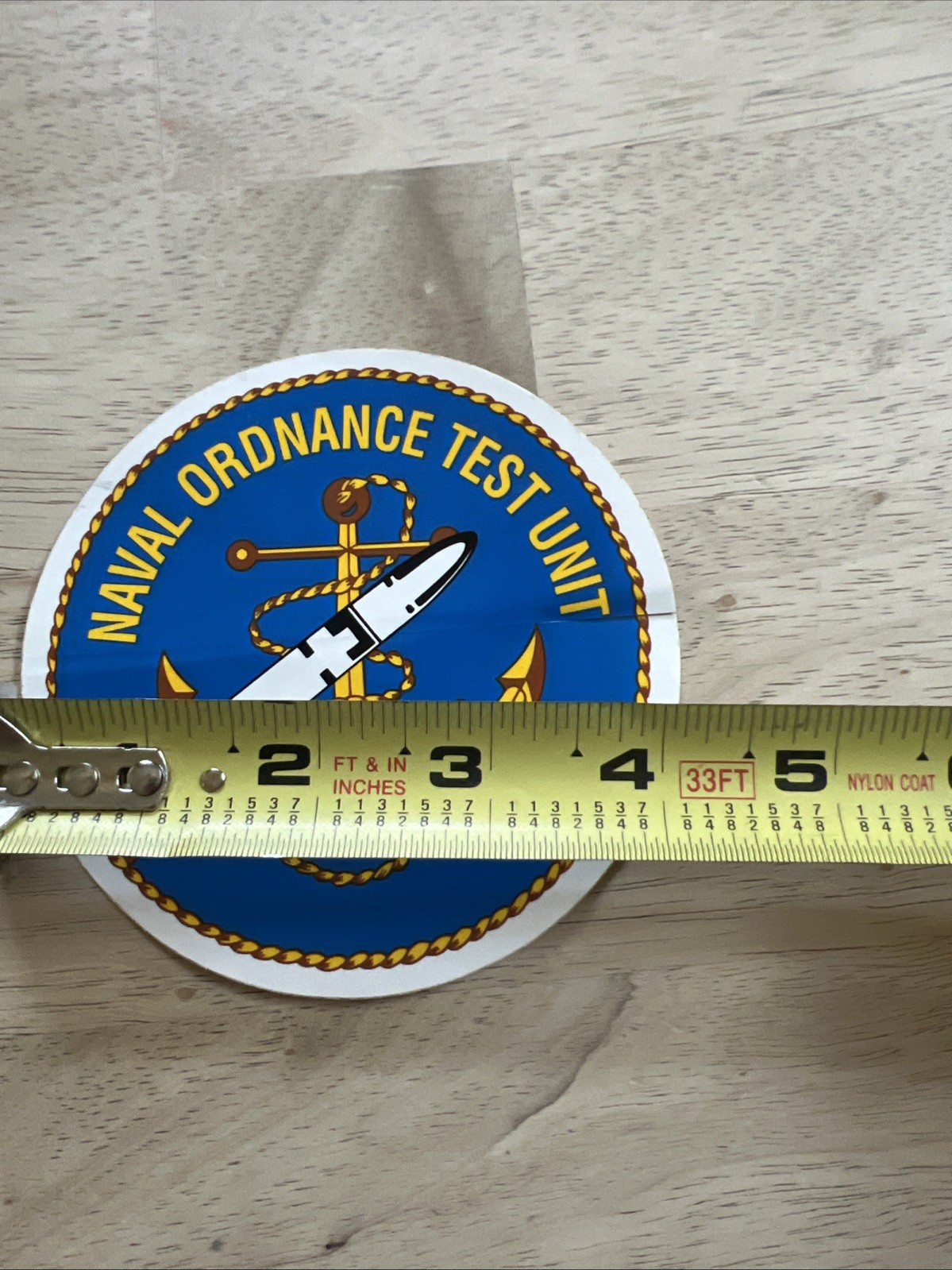 VTG Navel Ordinance test unit sticker