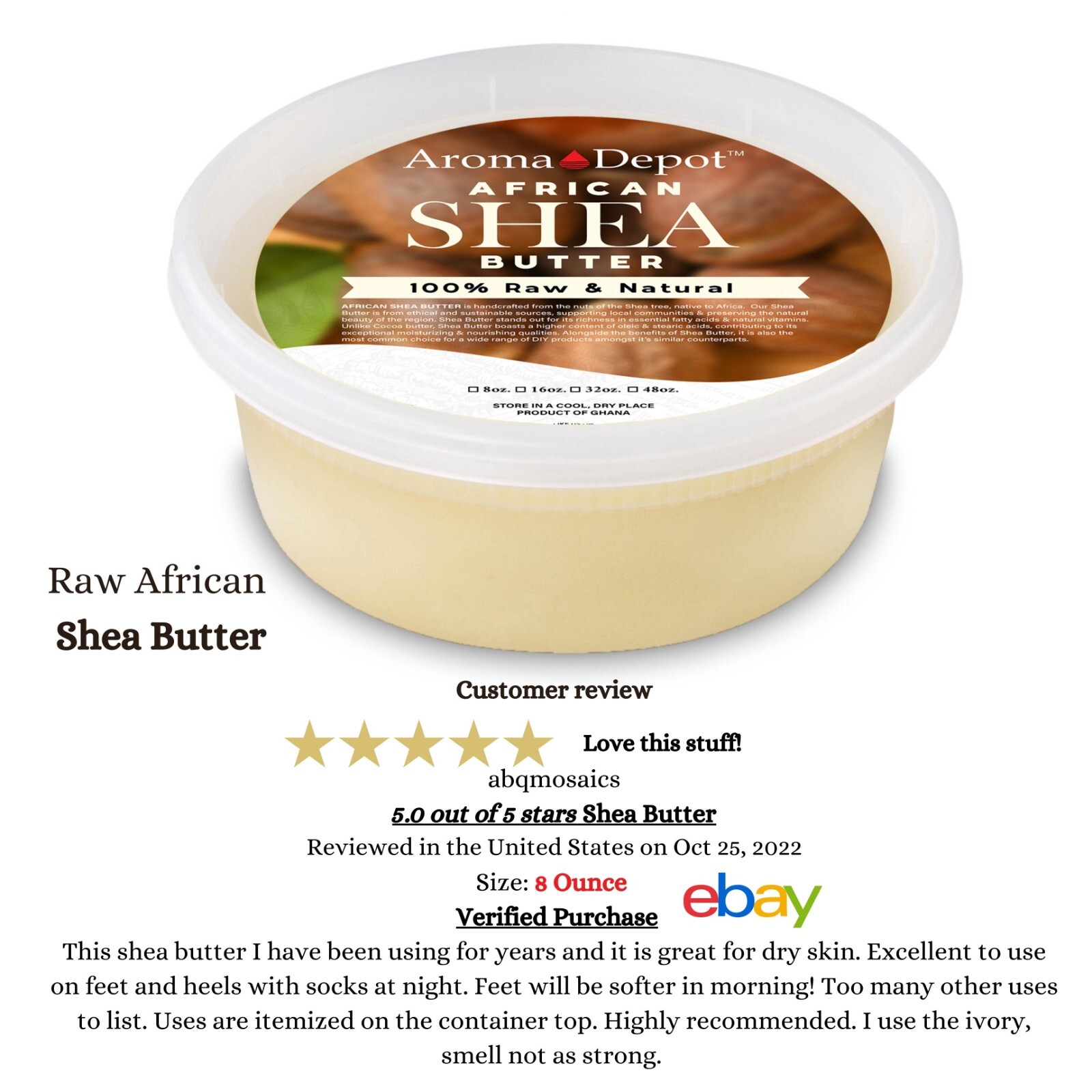 Mango Butter, Shea Butter, Kokum, Cocoa Butter 100% Pure For Skin Body Hair
