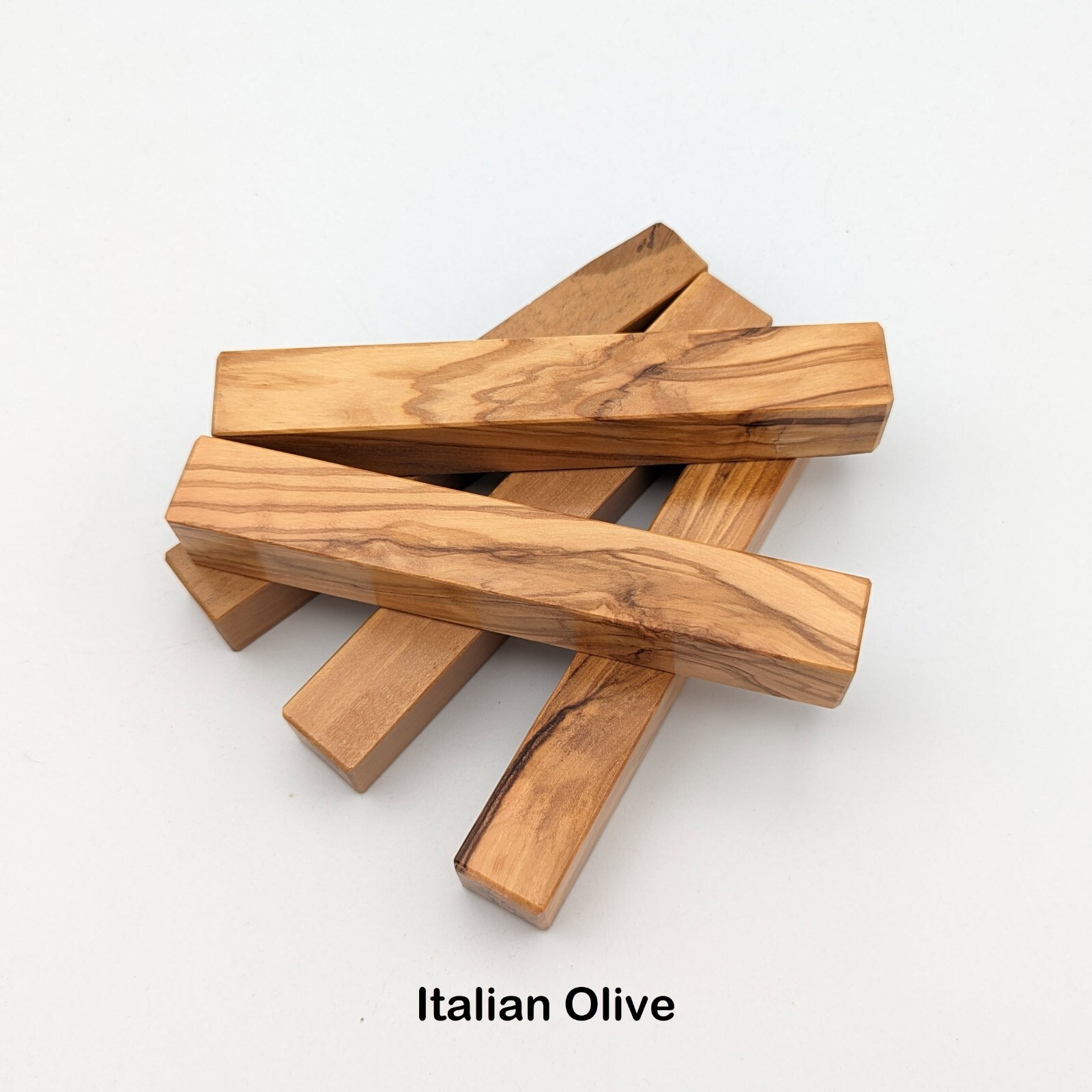 Olive Scales (2 pcs), Pen Blanks (1 pc), Craft Wood (1 pc) – Various Sizes