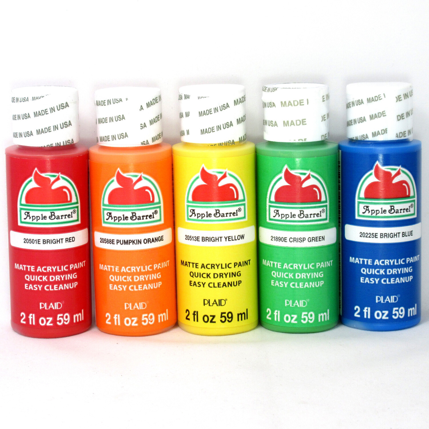 Apple Barrel Acrylic Paint Craft 2 oz Matte Pick Any Color Build Art Set