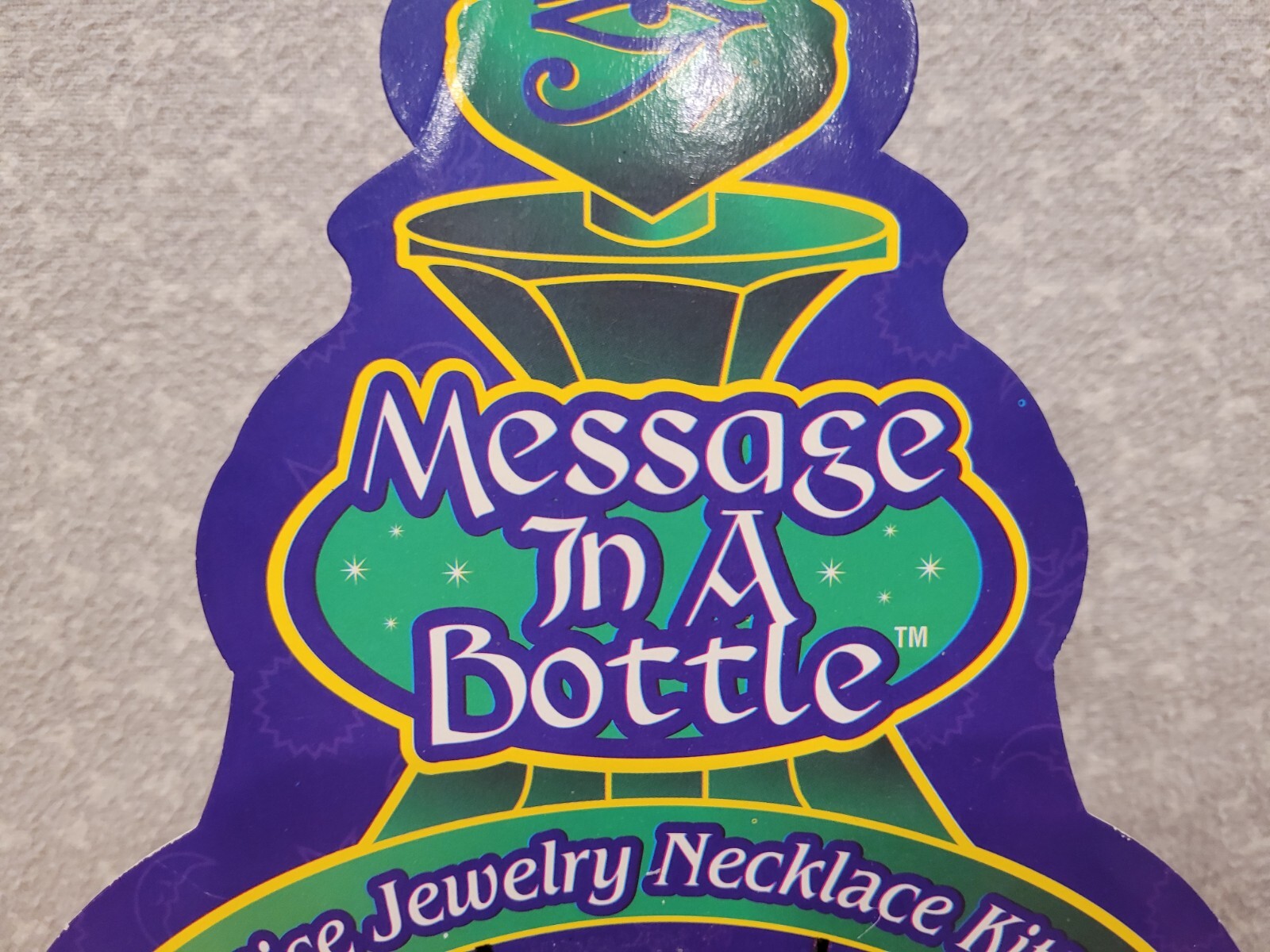 2001 Y2K Art Skills Message in a Bottle Rice Jewelry Wildlife Necklace Kit NOS