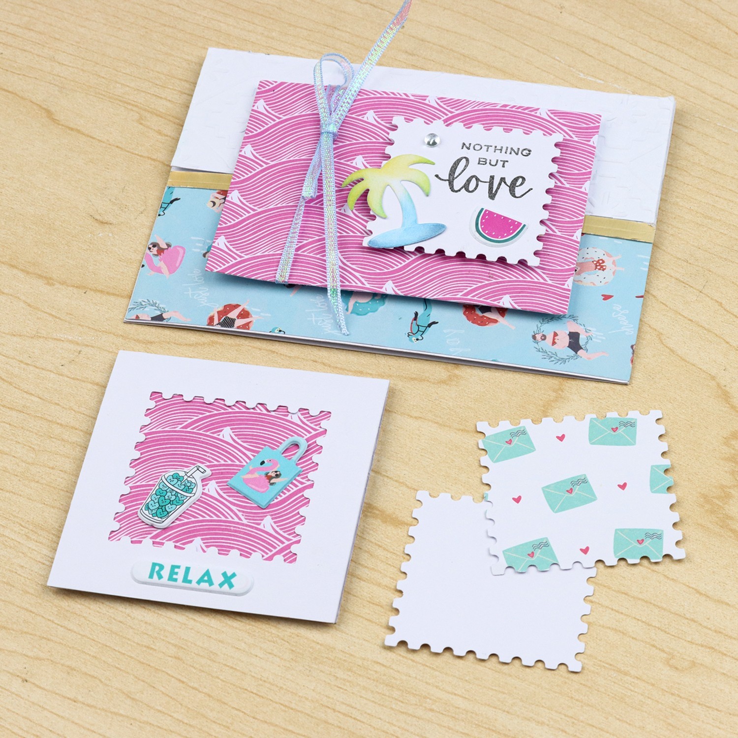 2.5″inch Post Stamp Shape Paper Craft Lever Punch Scrapbooking Cards Arts NEW