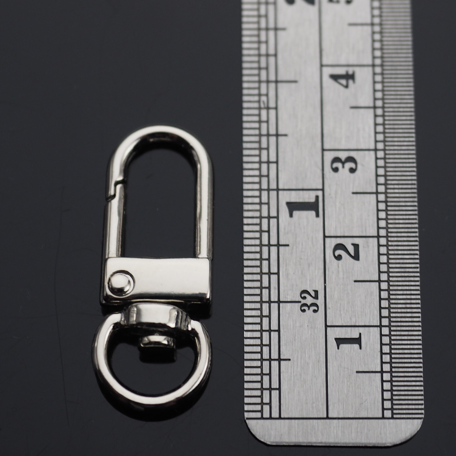 5pcs Keychain DIY Accessories Swivel Trigger Clip Connector Key Ring Bag Clasps