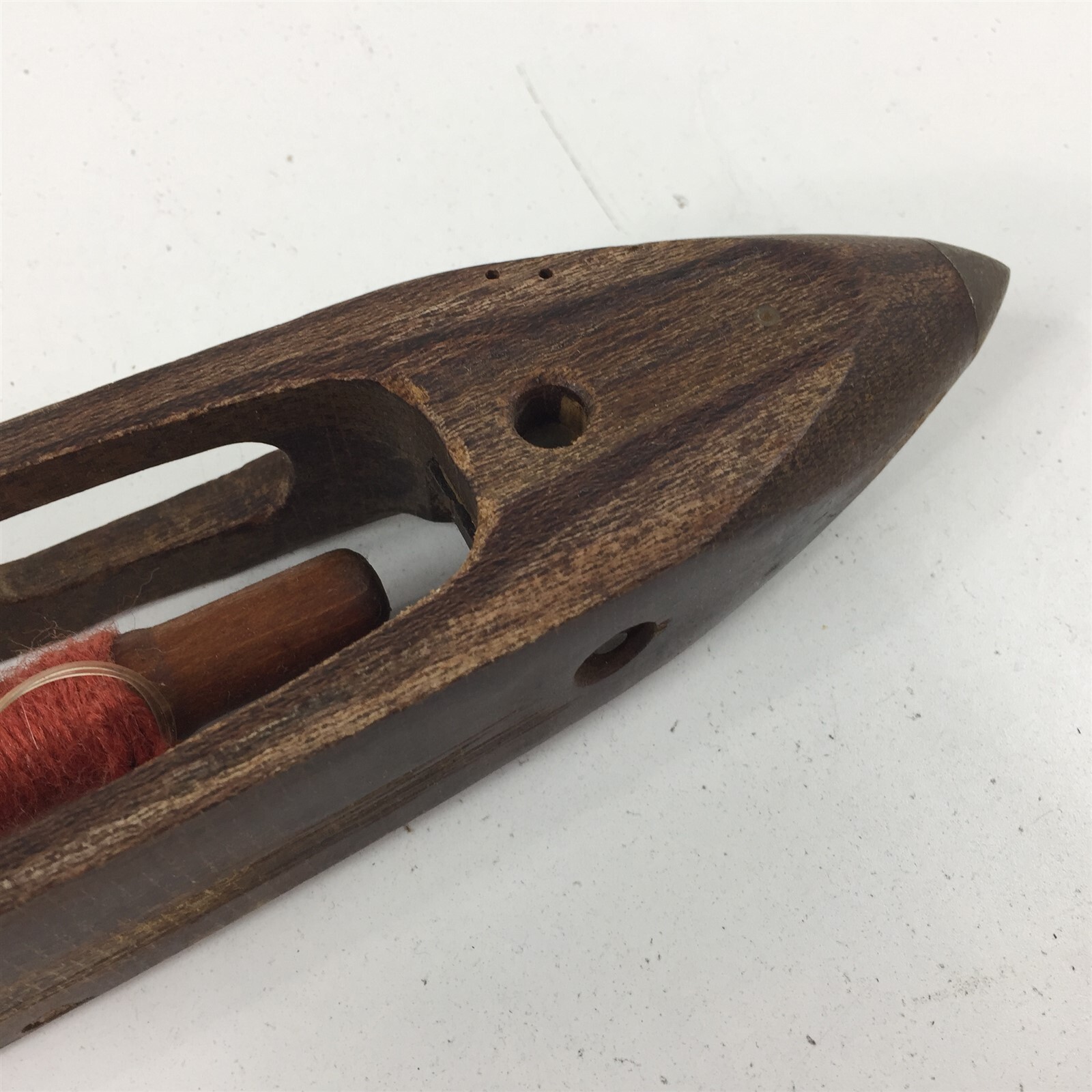 Antique Wooden Loom Weaving Fly Shuttle 16″ x 2″ – 1 Unit