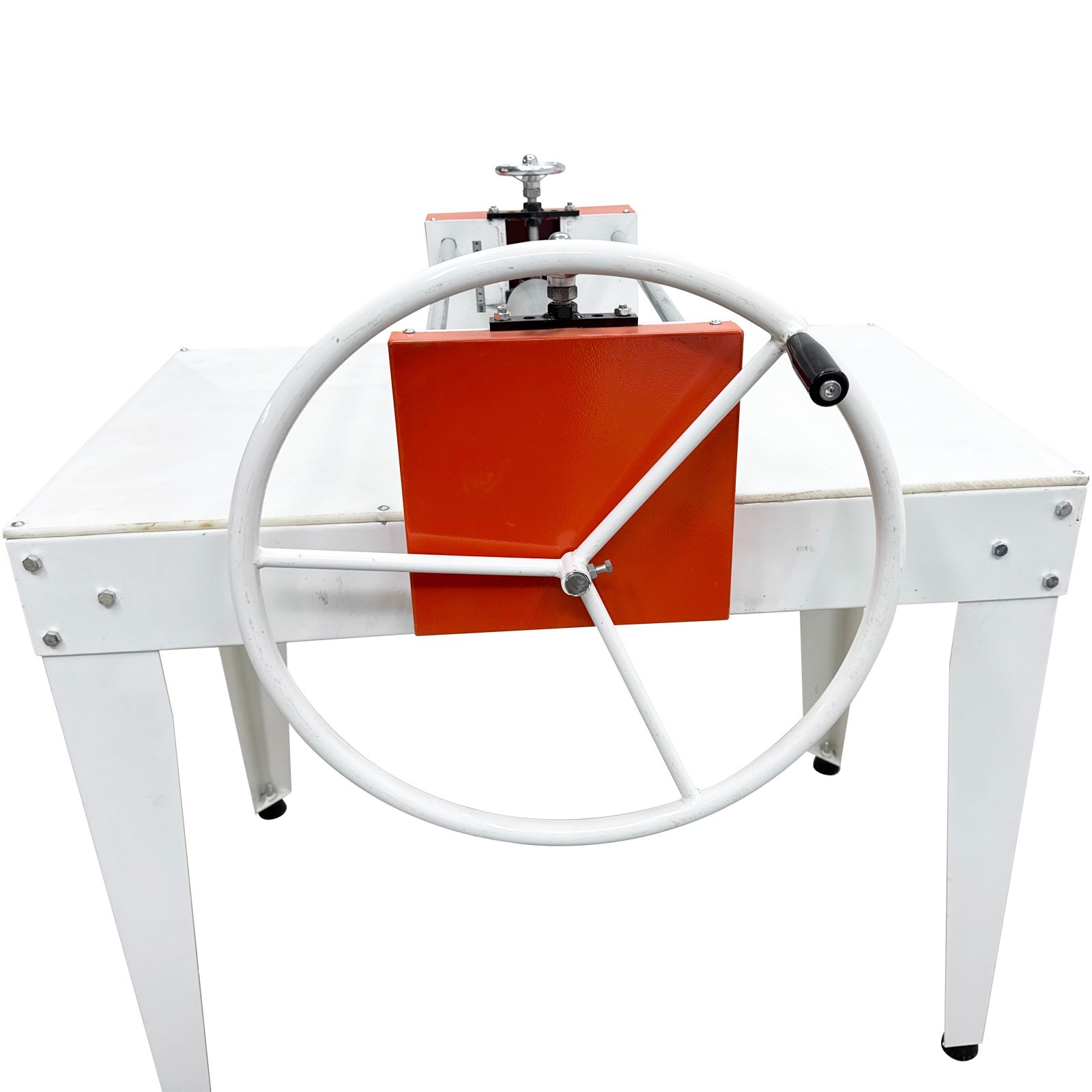 Ceramic Clay Slab Roller Dual – Axis 58cm Stainless Steel Large Handwheel Scale