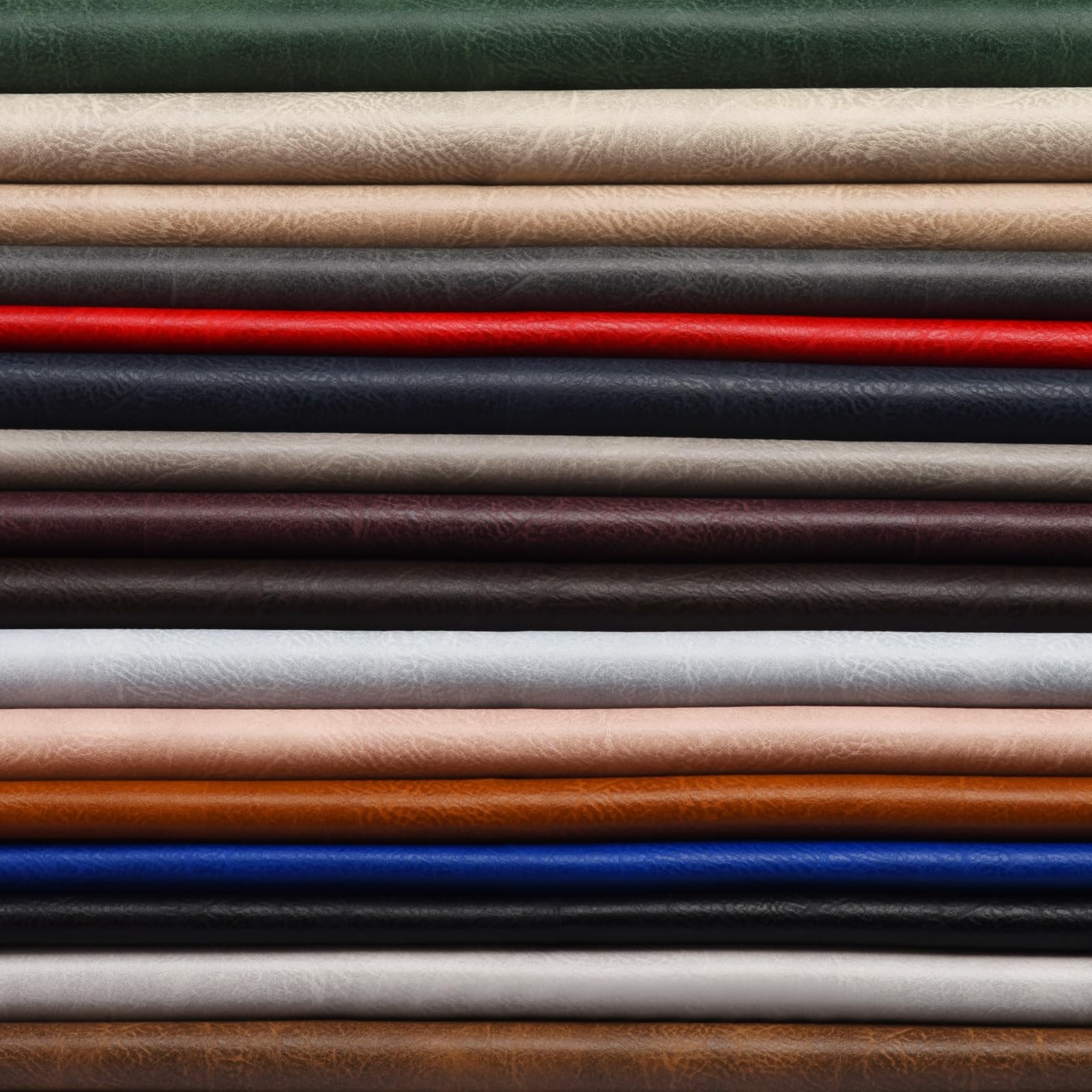 Faux Leather Fabric, Soft Synthetic PU Fabric Material, Thick Durable Synthet…
