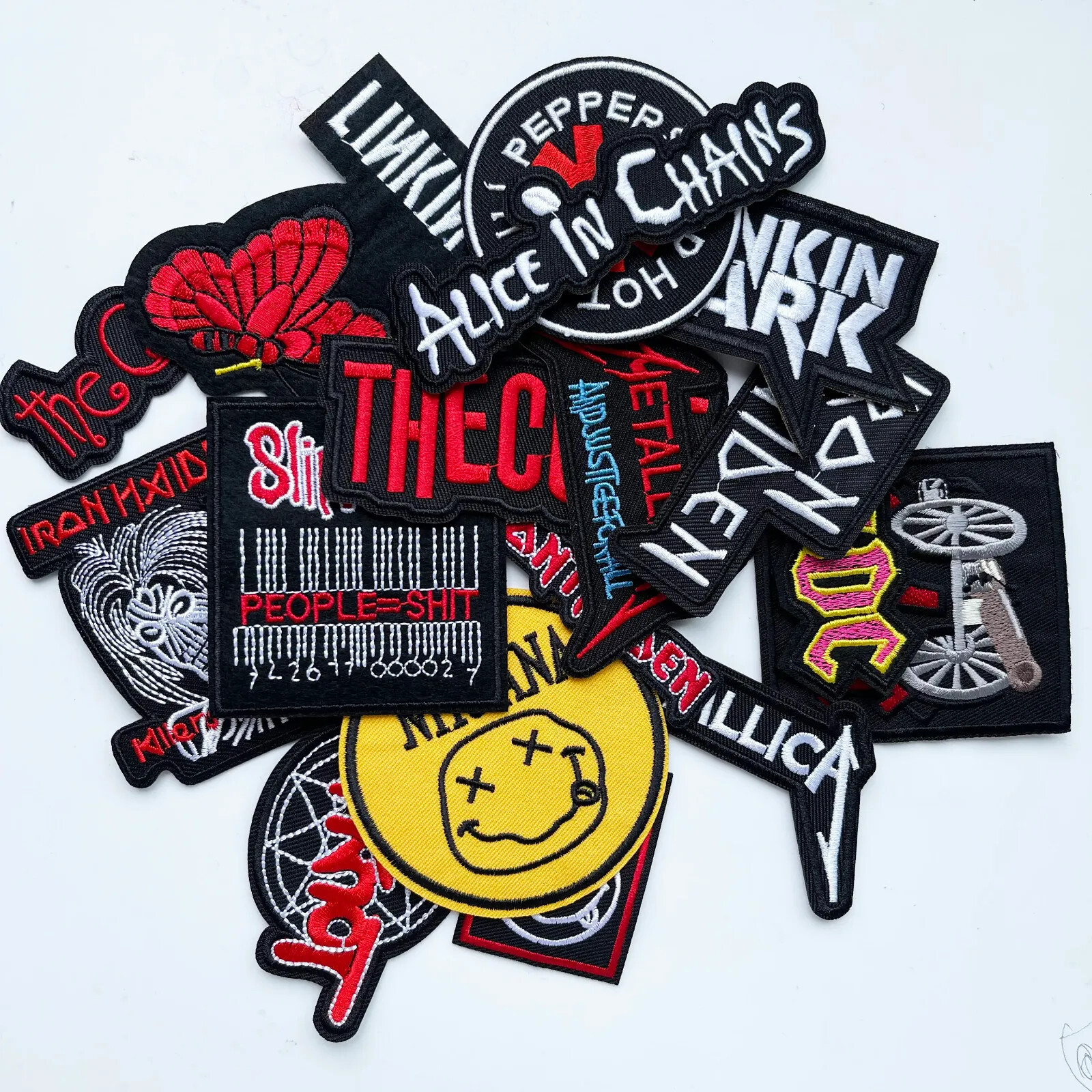 ROCK n ROLL – METAL, PUNK ROCK BANDS – Embroidered – U Pick – Iron-On Patches