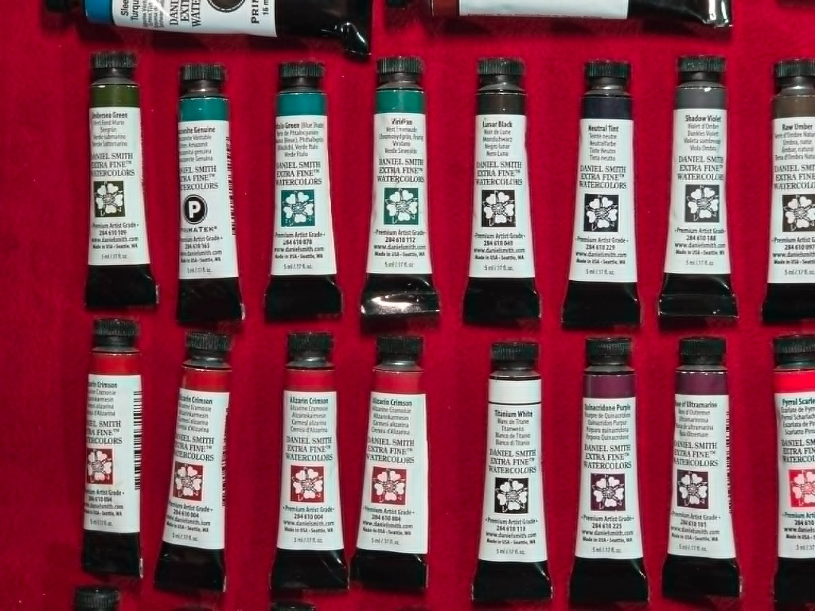 Lot Of 48 Daniel Smith Extra Fine Watercolors – 5ml + 15ml Gouache NEW FRESH